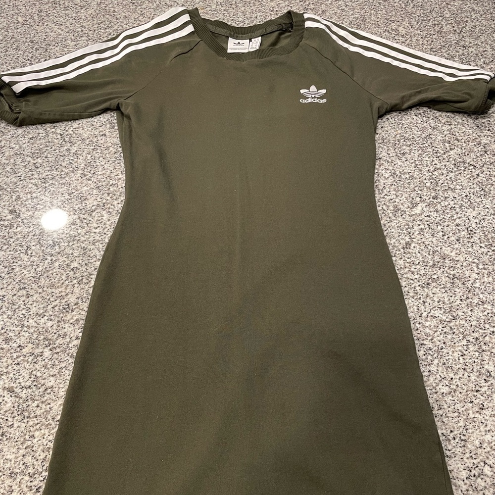 New Hunter green fitted dress